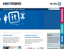 Tablet Screenshot of heitmann-it.net